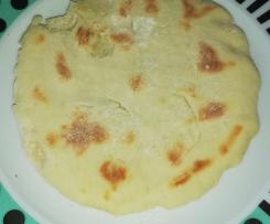 Glutenfreies und veganes Fladenbrot