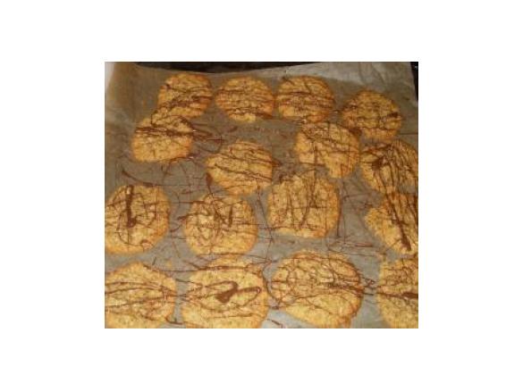 Haferflockentaler mit Schokolade 