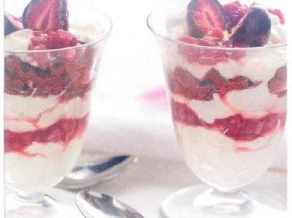 Rhabarber-Schoko-Verrine