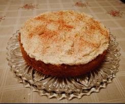 Apfelkuchen mit Zimt-Sahnehaube