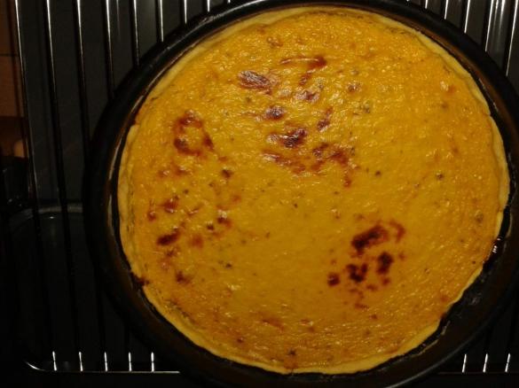 Süßkartoffel Ingwer Quiche