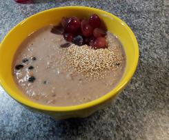 Apfel-Porridge (vegan)