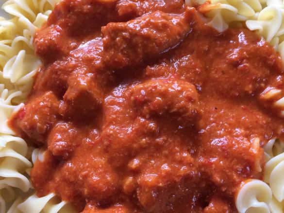 Gulasch mit Paprika
