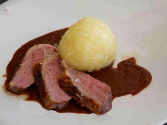 Entenbrust (Sous Vide) mit Rotweinsauce
