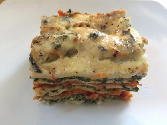 Spinat-Gorgonzola-Lasagne