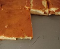 Käsekuchen im Tragecontainer