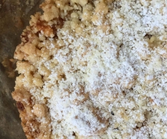 Streuselkuchen mit Apfel - blitzschnell und zart