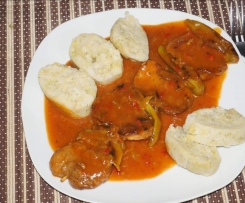 Teufelsspieß an Teufelsoße griechische Art