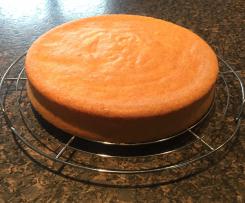 Tortenboden / Biskuit Low Carb