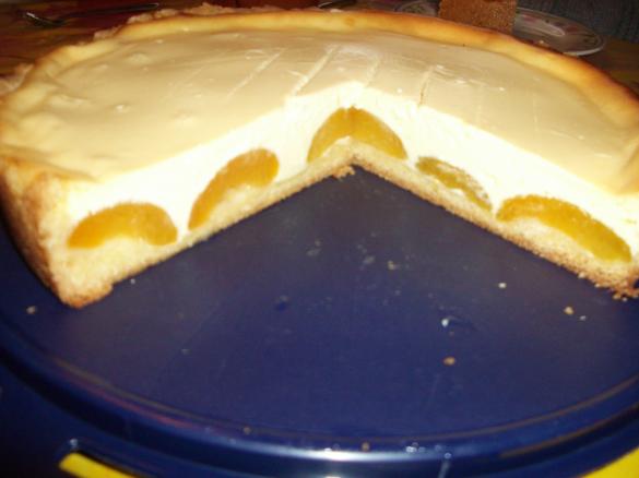 Käsekuchen mit Mandarinen