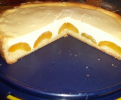 Käsekuchen mit Mandarinen