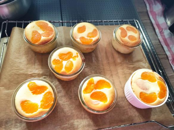 Variation Käsekuchen im Glas