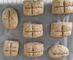 knusprige Brötchen mit Körnern