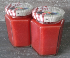 Köstliche Erdbeer-Bananen-Marmelade