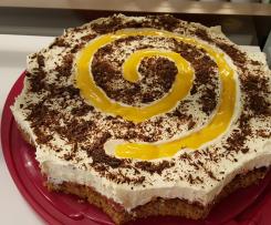 Nuß- Kirschtorte mit Eierlikör