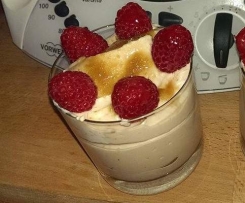 Schogettella Mousse mit Himbeeren