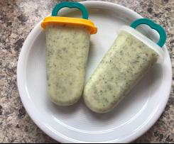 Zitronenmelisse-Joghurt-Eis