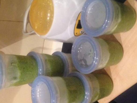 Kartoffel-Brokkoli Baby Brei mit Getreideflocken