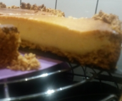 Veganer, glutenfreier Käsekuchen
