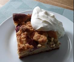 Rhabarberkuchen mit Streuseln