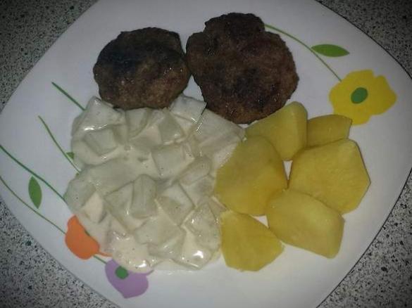 Variation von Ofenfrikadellen