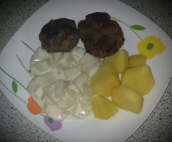 Variation von Ofenfrikadellen