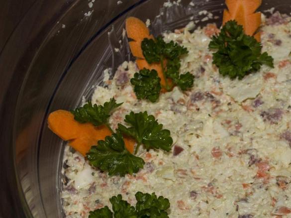 Krautsalat mit Speck