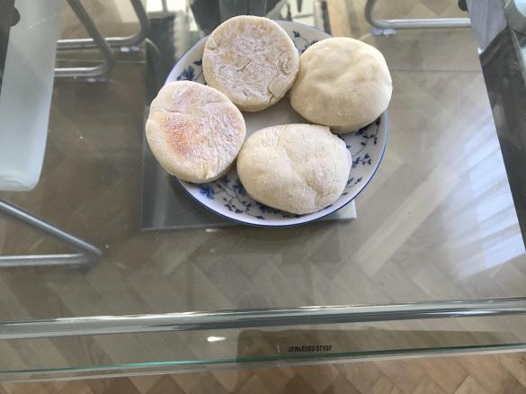 Taler oder Oblaten aus Weizenmehl