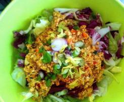 Veganes Laab Gai - Laab Tofu, Thai-Salat