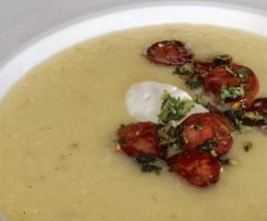 Kartoffelsuppe  mit Chorizo