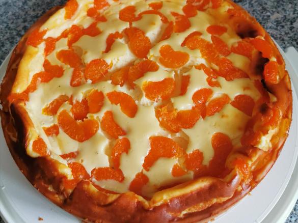 Käsekuchen ohne Boden