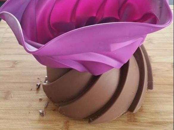 Schokokuchen Ruck Zuck in der Form glasiert