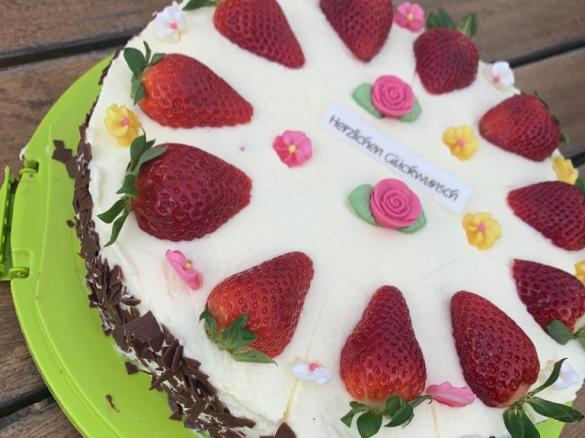 Erdbeer Sahne Torte