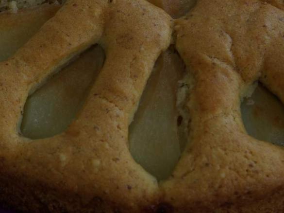 Variation von Versunkener Birnenkuchen mit Stevia-Zucker