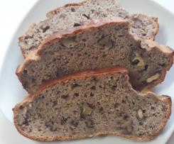 Bananenbrot ohne Zucker und Fett