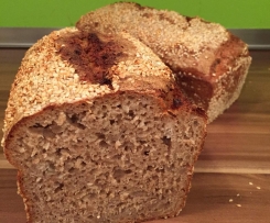 Unser Schulbrot - leckeres Dinkelvollkorn-Roggen-Brot - ganz schnell!!!