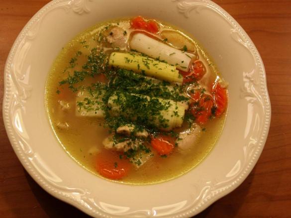 Hühnersuppe -          bei Erkältung- für die Seele