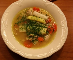 Hühnersuppe -          bei Erkältung- für die Seele