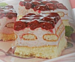 Leichte Kirsch-Tiramisu-Torte