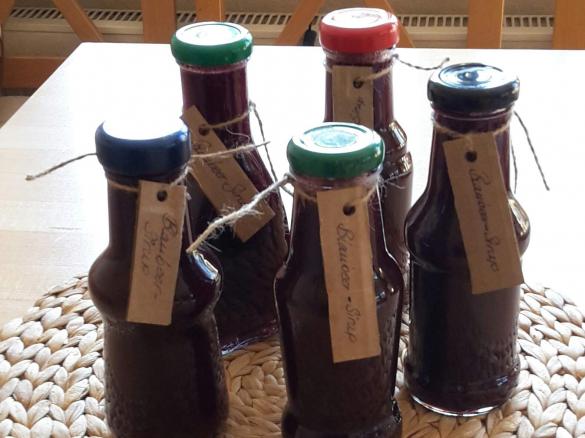 Blaubeer-Sirup