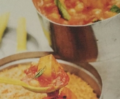 Kichererbsen-Kartoffel-Gemüse mit Couscous