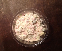 Fleischsalat, leicht u. frisch mit Apfel