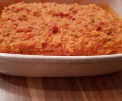 Kürbis-Paprika Lasagne. So leicht. So lecker. ww tauglich