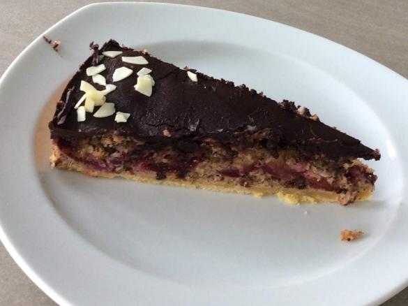Zwetschgentorte mit Schokoladenguß