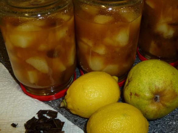 Birnenkompott ohne Zucker a' la Michi (MB geeignet)