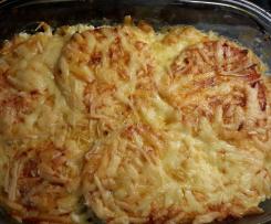 Zucchini Kartoffel Auflauf mit Tomate