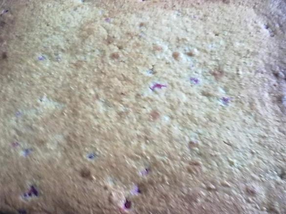 Johannisbeer-Marzipan-Blechkuchen