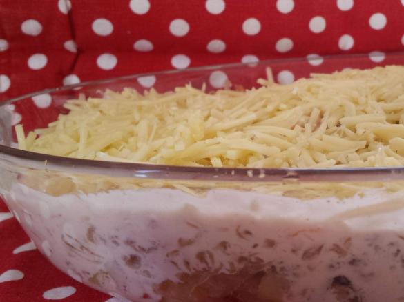 Sauerkrautauflauf mit Bratwurst