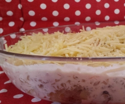 Sauerkrautauflauf mit Bratwurst