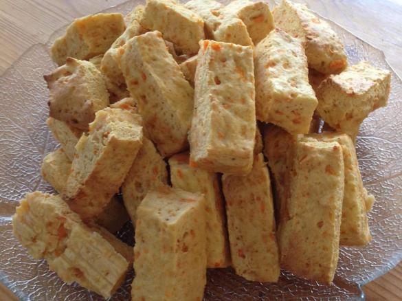 Variation von Dinkelstangen (nicht nur für Kinder)